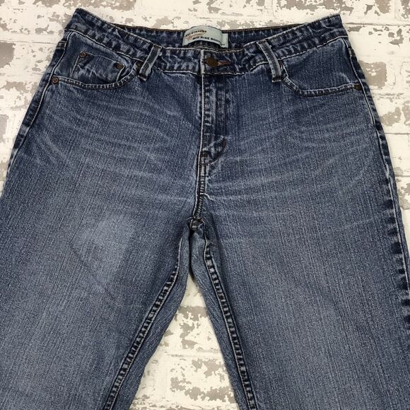 Levi's Signature Series Jeans 12 Women Boot Cut 30x28 Blue Mid Rise Light Wash - Picture 7 of 14